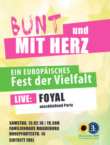Bunt und mit Herz- ein europäisches Fest der Vielfalt @ Familienhaus Magdeburg | Magdeburg | Sachsen-Anhalt | Deutschland